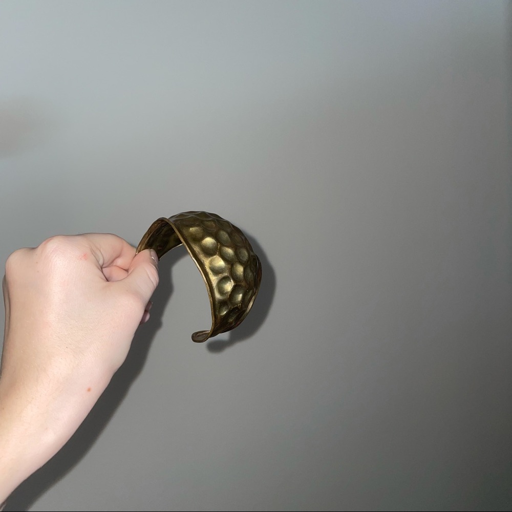 Intricate Tortoise Shell Cuff Bracelet - image 1